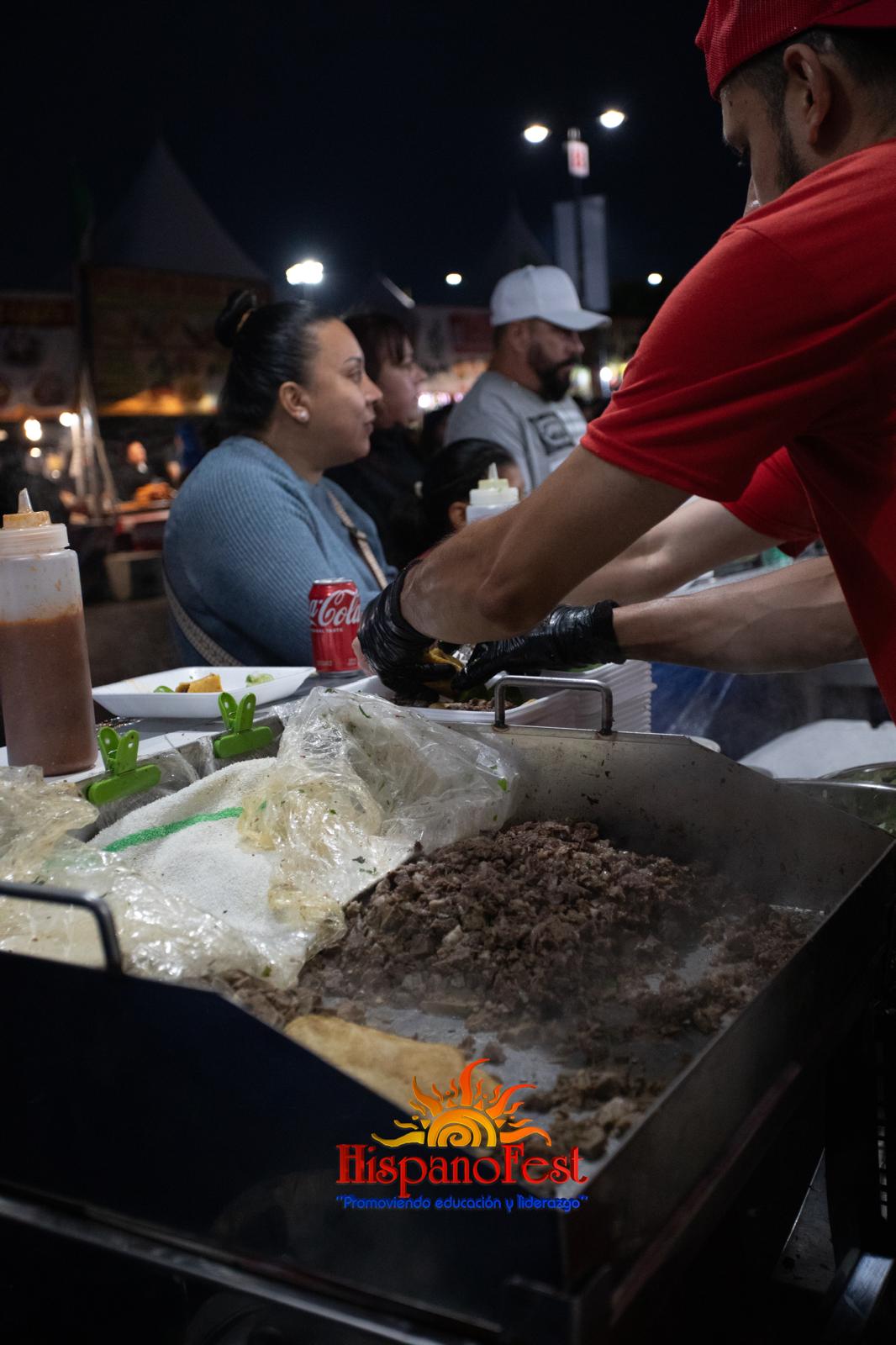 Fresh festival food
