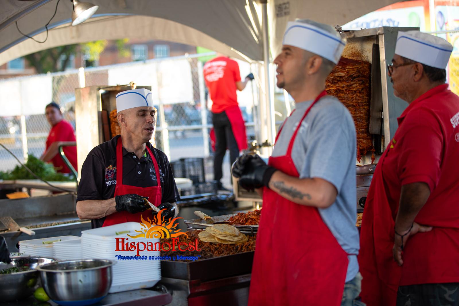 Festival food and vendors